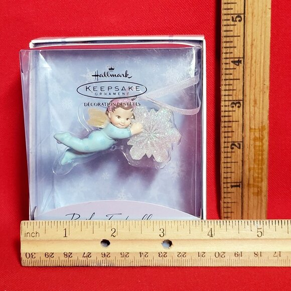 Vintage Hallmark Keepsake Ornament Baby Estrella Frostlight Faeries 2002 Too Ser - Picture 9 of 9